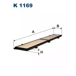 Salono filtras FILTRON K1169