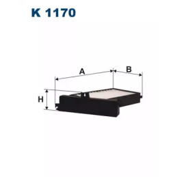 Salono filtras FILTRON K1170