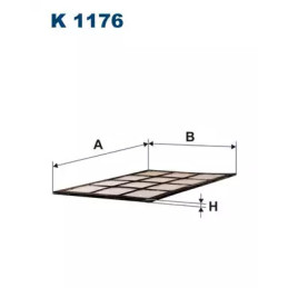 Salono filtras FILTRON K1176