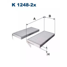 Salono filtras FILTRON K1248-2x