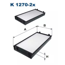 Salono filtras FILTRON K1270-2x