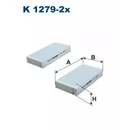 Salono filtras FILTRON K1279-2x