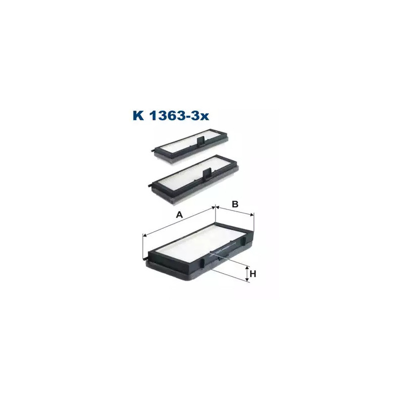 Salono filtras FILTRON K1363-3x