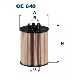 Alyvos filtras FILTRON OE648