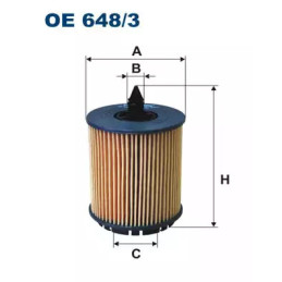 Alyvos filtras FILTRON OE648/3