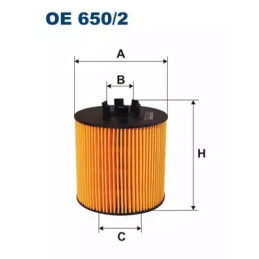 Alyvos filtras FILTRON OE650/2