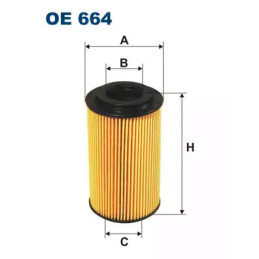 Alyvos filtras FILTRON OE664