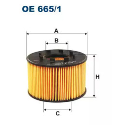 Alyvos filtras FILTRON OE665/1