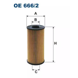 Alyvos filtras FILTRON OE666/2