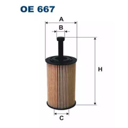 Alyvos filtras FILTRON OE667