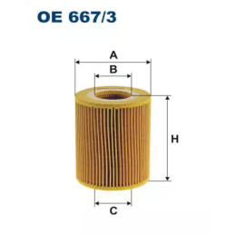 Alyvos filtras FILTRON OE667/3