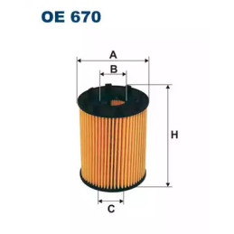 Alyvos filtras FILTRON OE670