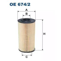 Alyvos filtras FILTRON OE674/2