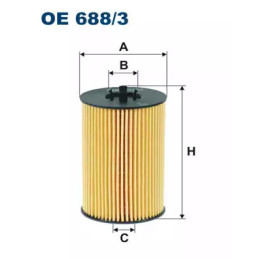 Alyvos filtras FILTRON OE688/3