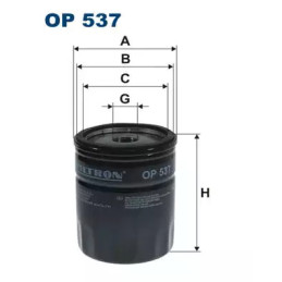 Alyvos filtras FILTRON OP537