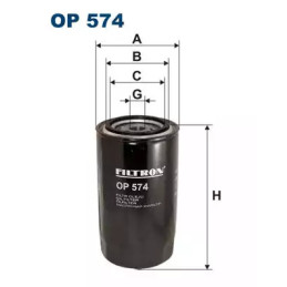 Alyvos filtras FILTRON OP574