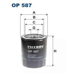 Alyvos filtras FILTRON OP587