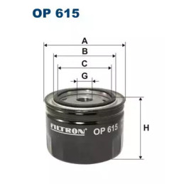 Alyvos filtras FILTRON OP615