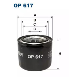 Alyvos filtras FILTRON OP617