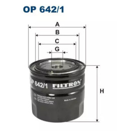 Alyvos filtras FILTRON OP642/1