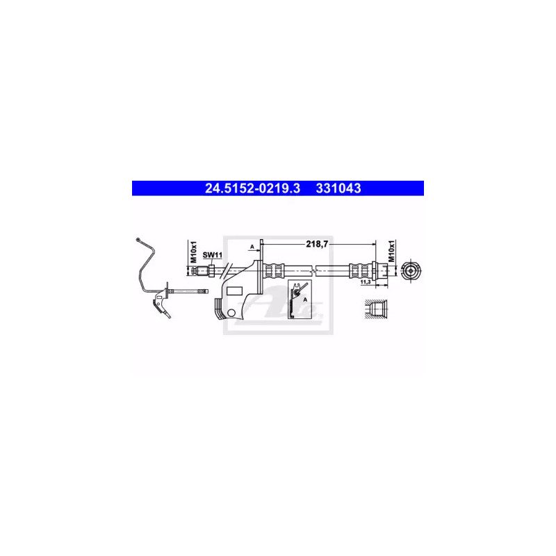 Stabdžių žarnelė  ATE 24.5152-0219.3