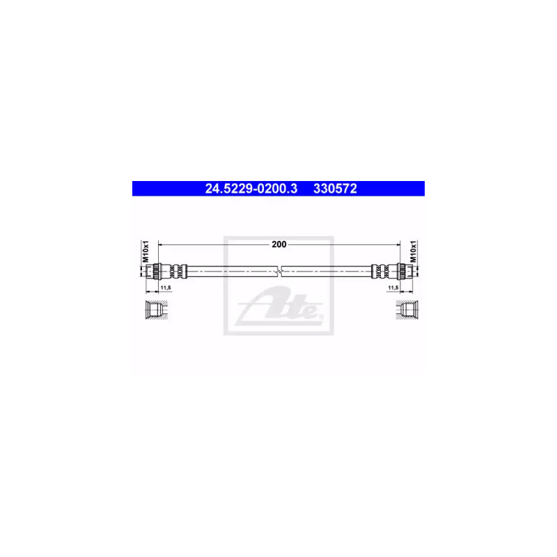 Stabdžių žarnelė  ATE 24.5229-0200.3