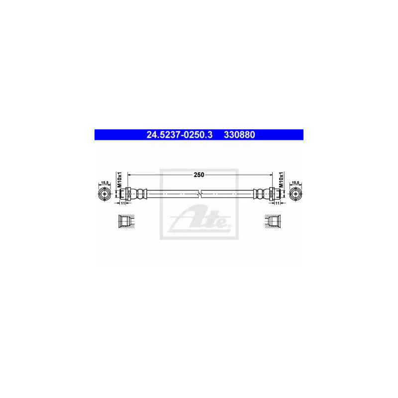 Stabdžių žarnelė  ATE 24.5237-0250.3