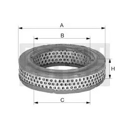 Oro filtras  MANN-FILTER C 1555/6