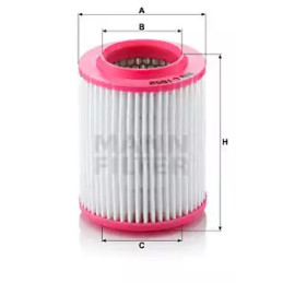 Oro filtras  MANN-FILTER C 1652