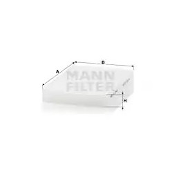 Salono filtras  MANN-FILTER CU 2945