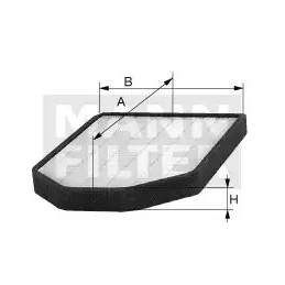 Salono filtras  MANN-FILTER CUK 2241-2