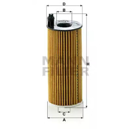 Alyvos filtras  MANN-FILTER HU 6004 x