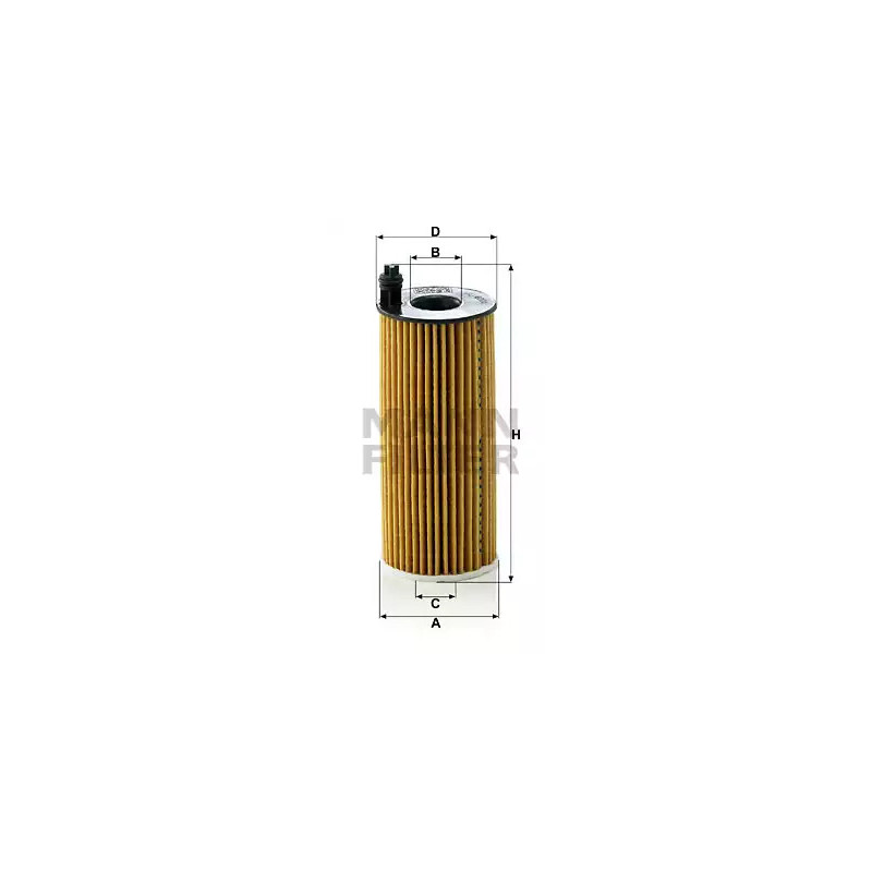 Alyvos filtras  MANN-FILTER HU 6004 x