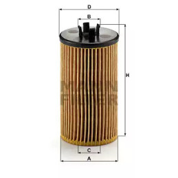 Alyvos filtras  MANN-FILTER HU 612/2 x