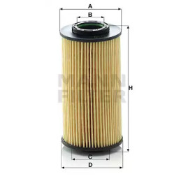 Alyvos filtras  MANN-FILTER HU 712/10 x