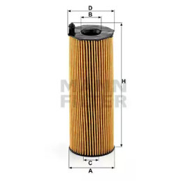 Alyvos filtras  MANN-FILTER HU 8001 x