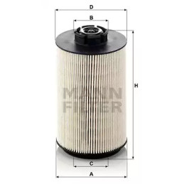 Kuro filtras  MANN-FILTER PU 1058 x