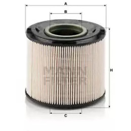 Kuro filtras  MANN-FILTER PU 1033 x