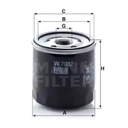 Alyvos filtras  MANN-FILTER W 7032