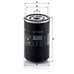 Alyvos filtras  MANN-FILTER W 719/30