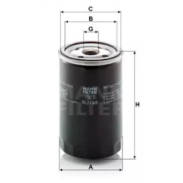 Alyvos filtras  MANN-FILTER W 719/4