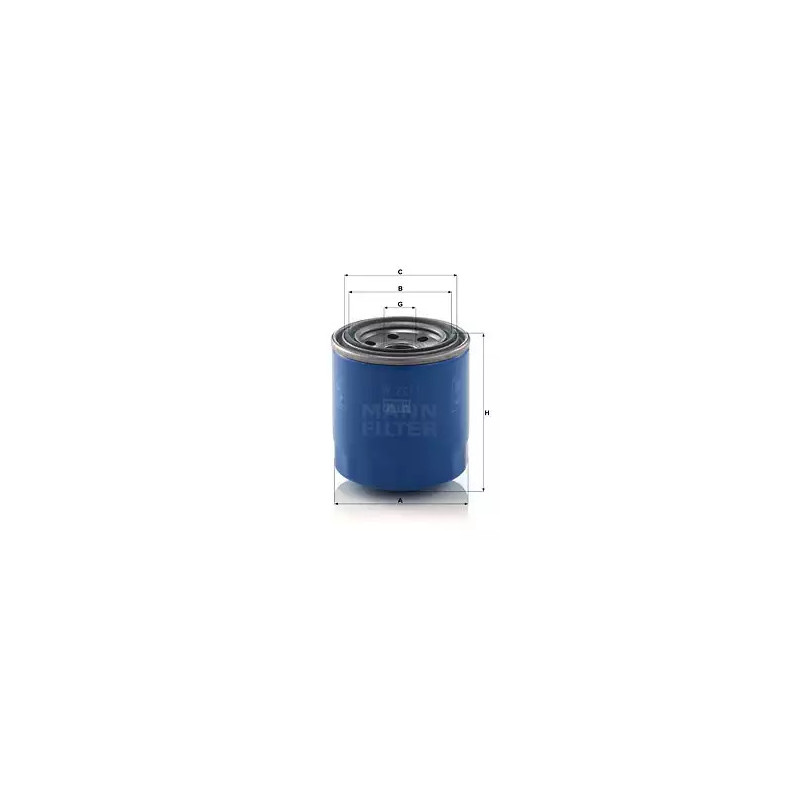 Alyvos filtras  MANN-FILTER W 8017