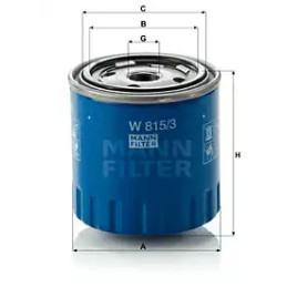 Alyvos filtras  MANN-FILTER W 815/3