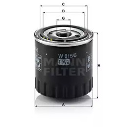 Alyvos filtras  MANN-FILTER W 815/5