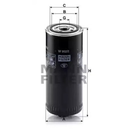 Alyvos filtras  MANN-FILTER W 962/2