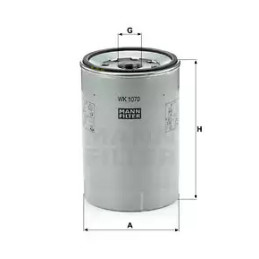 Kuro filtras  MANN-FILTER WK 1070 x
