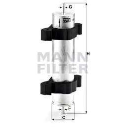 Kuro filtras  MANN-FILTER WK 521/2