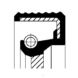 Mechaninės transmisijos veleno sandariklis  CORTECO 07015547B