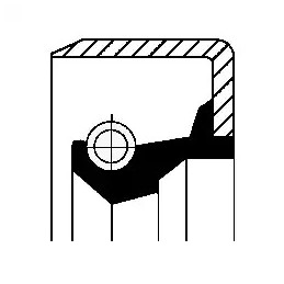 Mechaninės transmisijos veleno sandariklis  CORTECO 12001623B