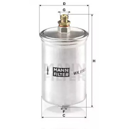 Kuro filtras  MANN-FILTER WK 830/3